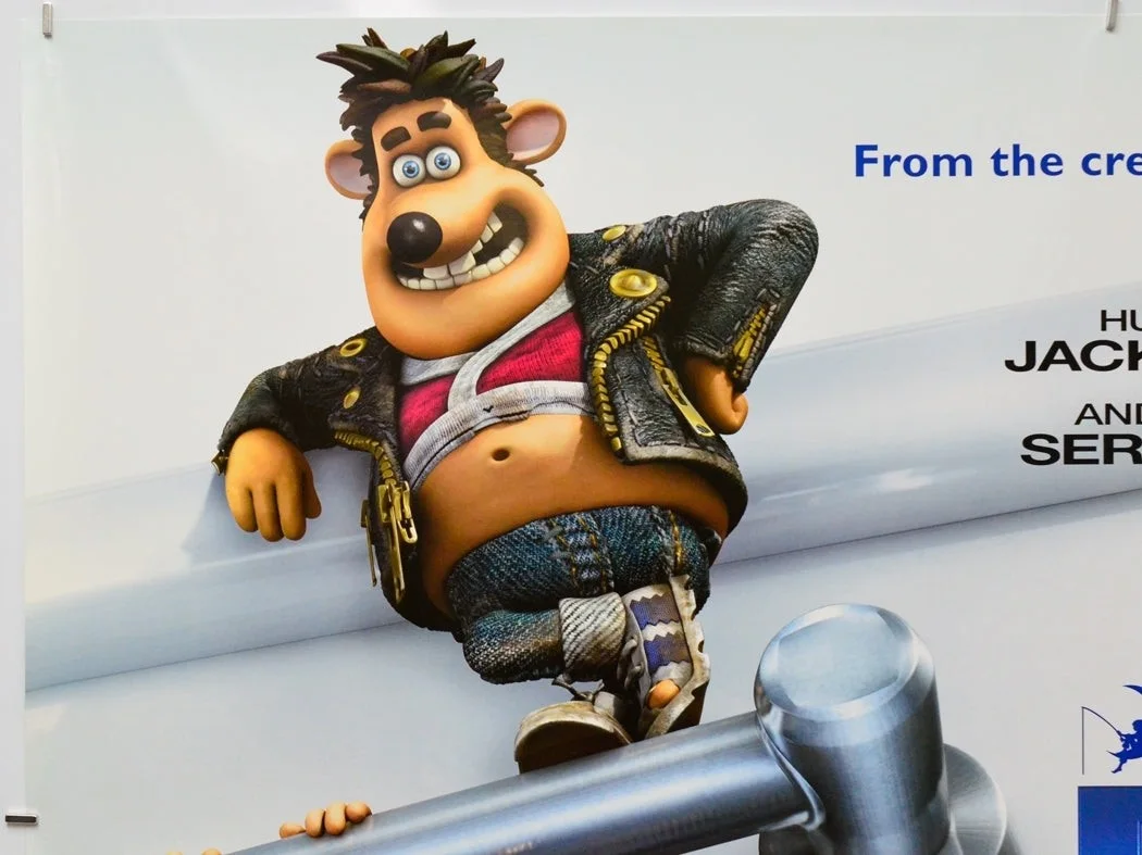 FLUSHED AWAY (2006) Original Quad Film Poster - Kate Winslet, Hugh Jackman, image 2