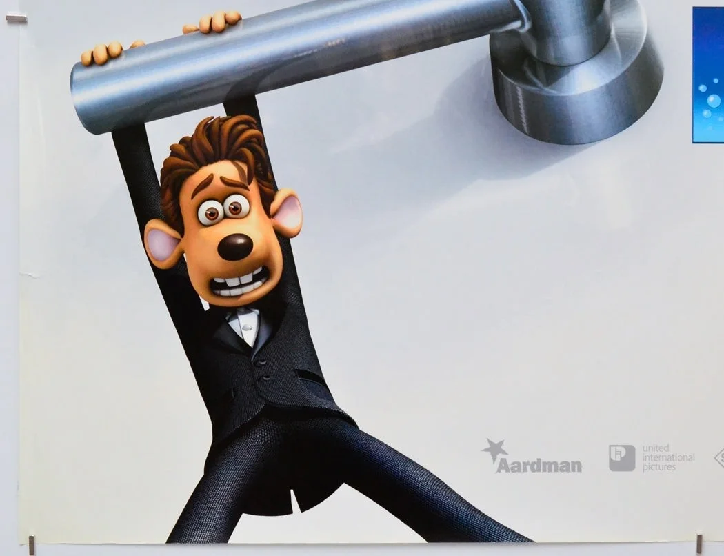 FLUSHED AWAY (2006) Original Quad Film Poster - Kate Winslet, Hugh Jackman, image 4