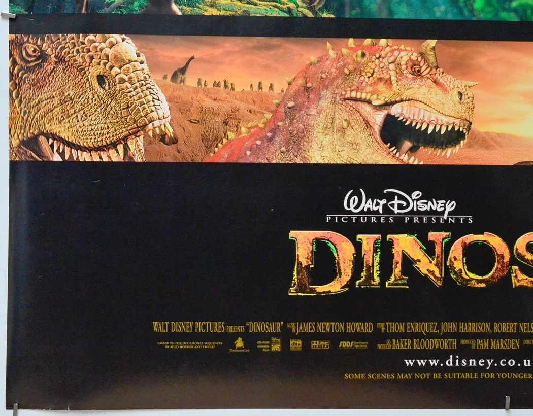 DINOSAUR (2000) Original Cinema Quad Movie Poster - Walt Disney (Release), image 4