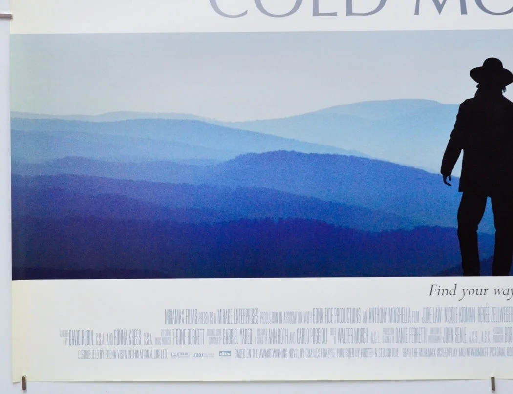 COLD MOUNTAIN (2003) Original Cinema Quad Film Poster - Jude Law, Nicole Kidman, изображение 4