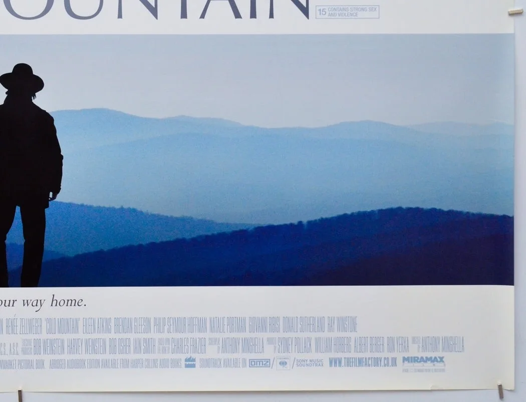 COLD MOUNTAIN (2003) Original Cinema Quad Film Poster - Jude Law, Nicole Kidman, изображение 5