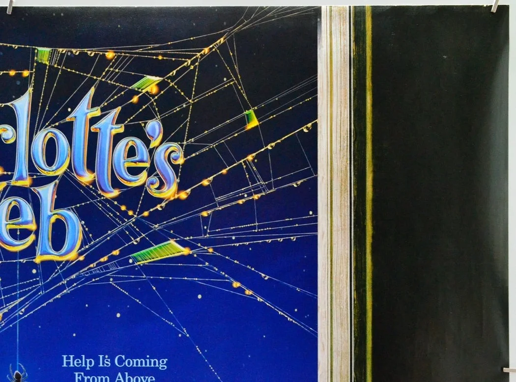 CHARLOTTE’S WEB (2006) Original Cinema Quad Film Poster (Teaser) Dakota Fanning, изображение 3