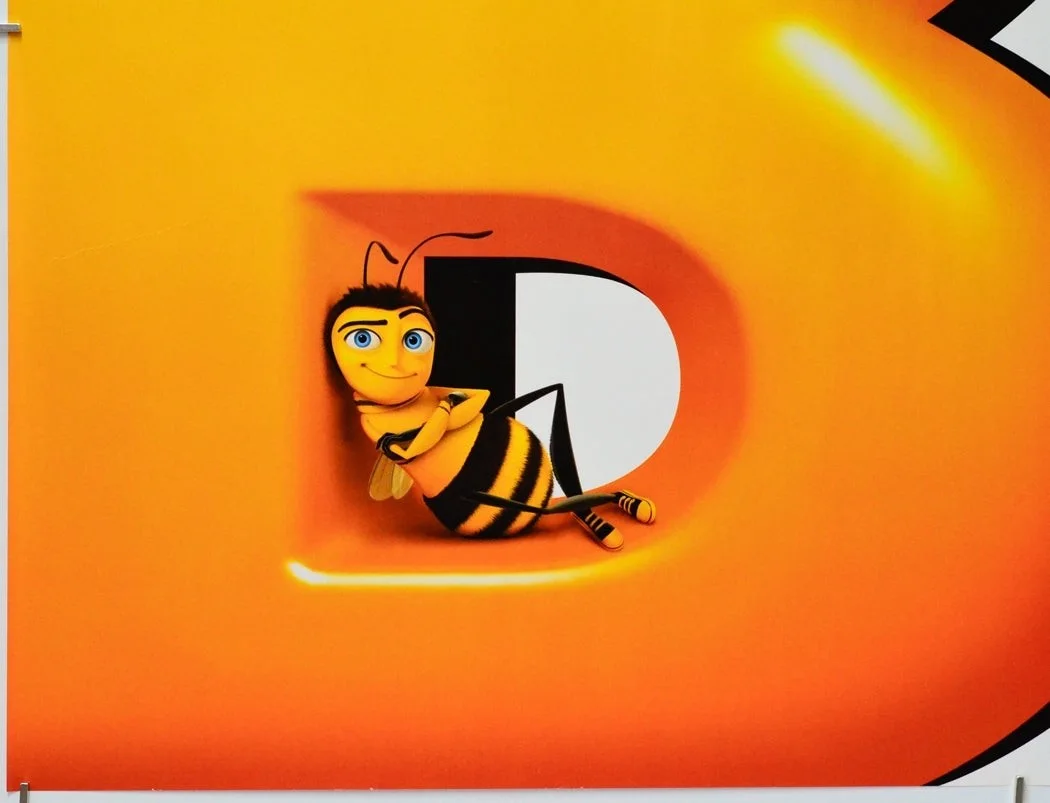 BEE MOVIE (2007) Original Quad Film Poster (ADV) Jerry Seinfeld, Renee Zellweger, изображение 4