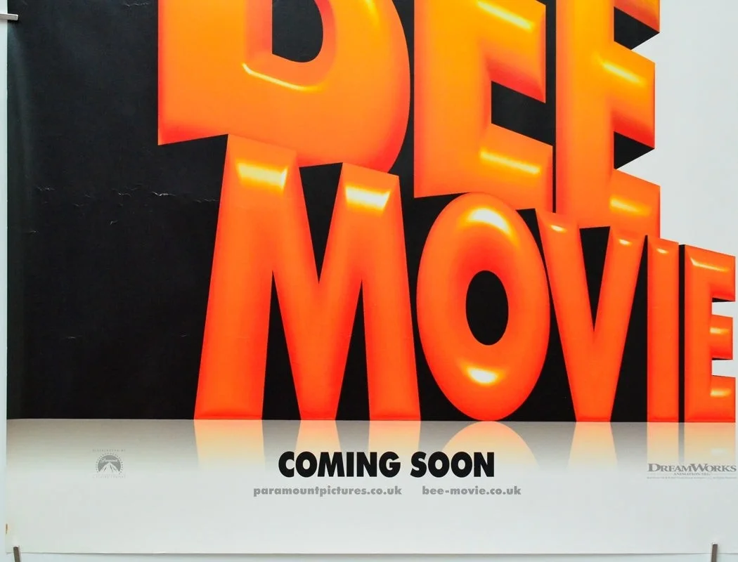 BEE MOVIE (2007) Original Cinema Quad Film Poster (Teaser Vers 2) Jerry Seinfeld, изображение 4
