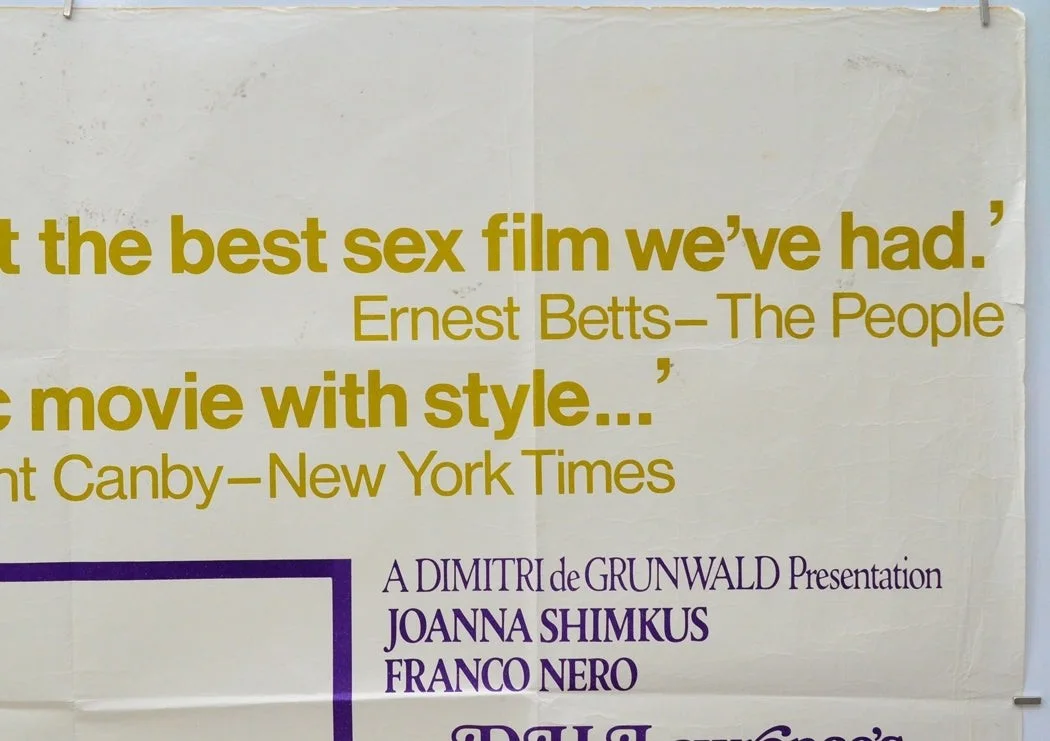 THE VIRGIN AND THE GYPSY (1970) Quad Film Poster - Joanna Shimkus, Franco Nero, изображение 3