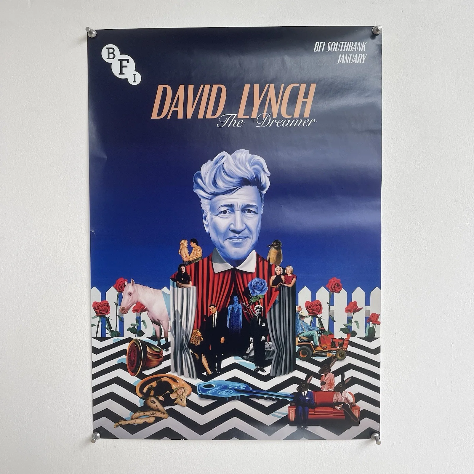 David Lynch The Dreamer BFI Southbank, London January 2026 Season Poster, изображение 2
