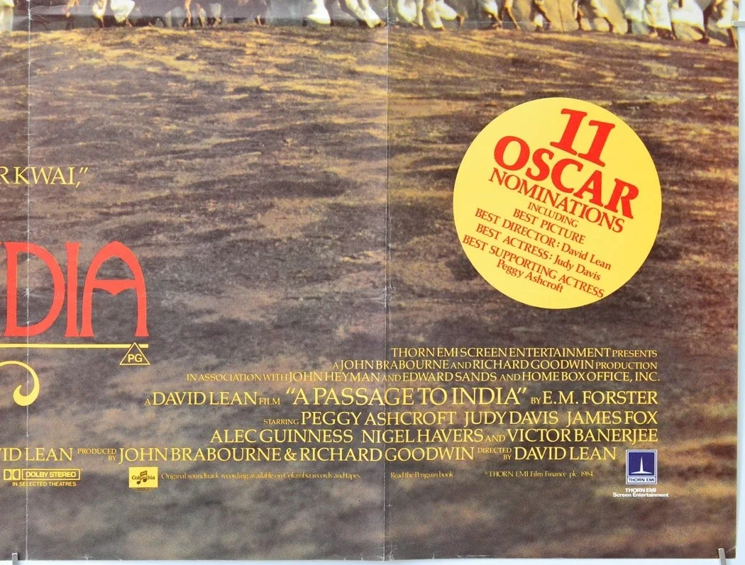 A PASSAGE TO INDIA (1984) Original Quad Film Poster - David Lean, Alec Guinness, image 5