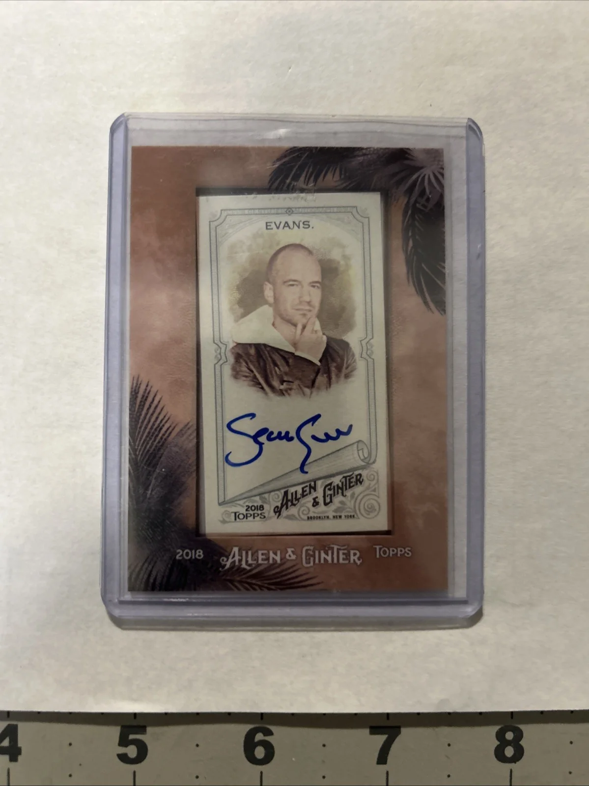 Sean Evans Hot Ones Allen and Ginter RELIC & Mini Autograph Topps 2018 LOT FREE, изображение 2