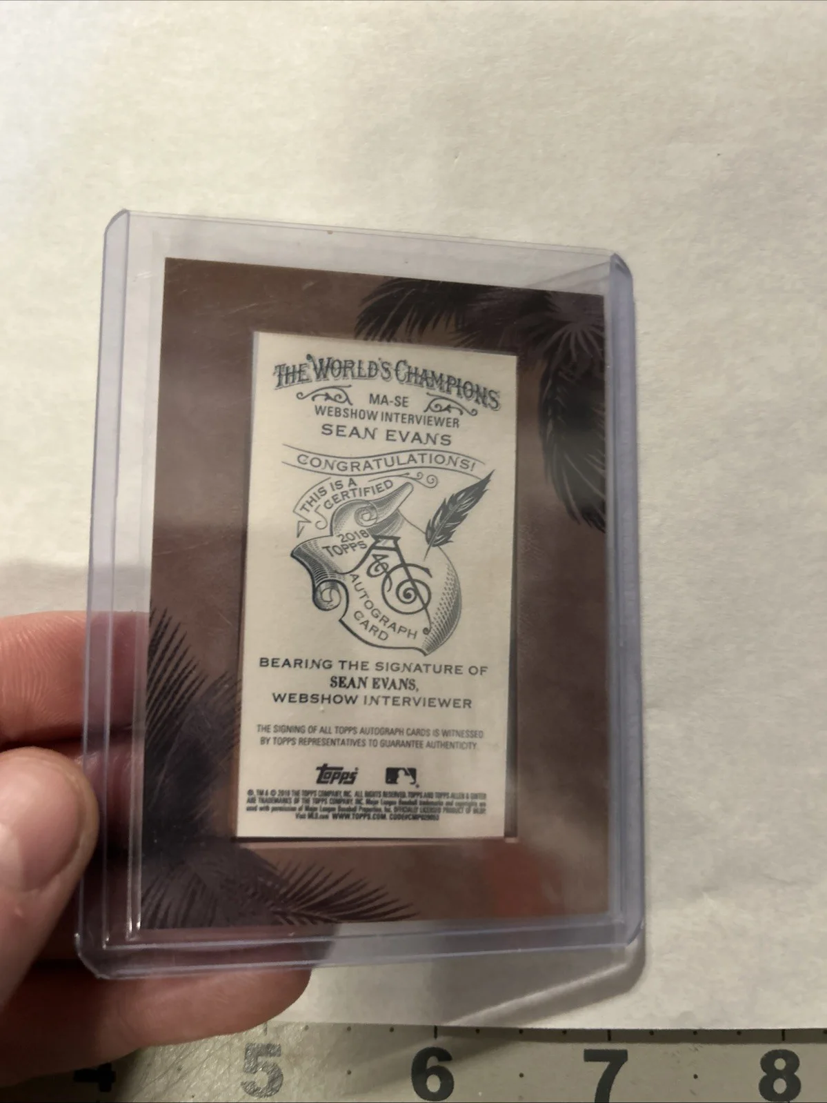 Sean Evans Hot Ones Allen and Ginter RELIC & Mini Autograph Topps 2018 LOT FREE, изображение 3