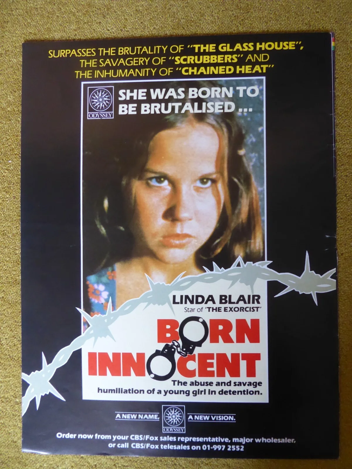 Original 1980's Video Trade Mag Advert Mind Machine (VTC)/Born Innocent Pre Cert, изображение 2