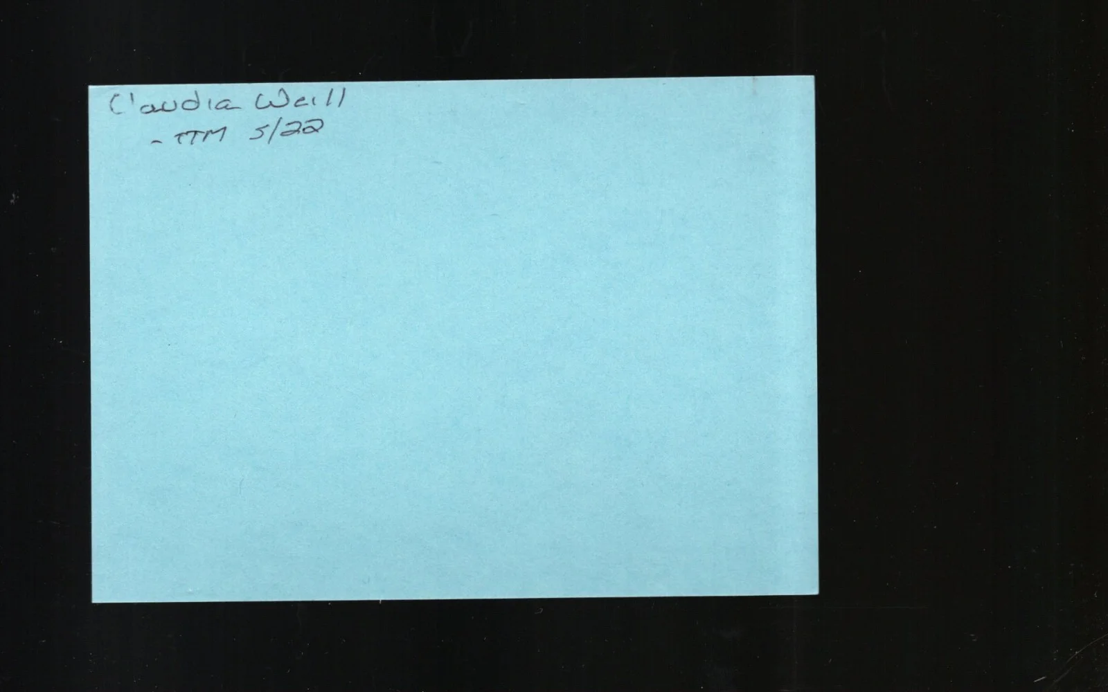 Claudia Weill - Director * Signed Index Card * Girlfriends - It's My Turn, изображение 2