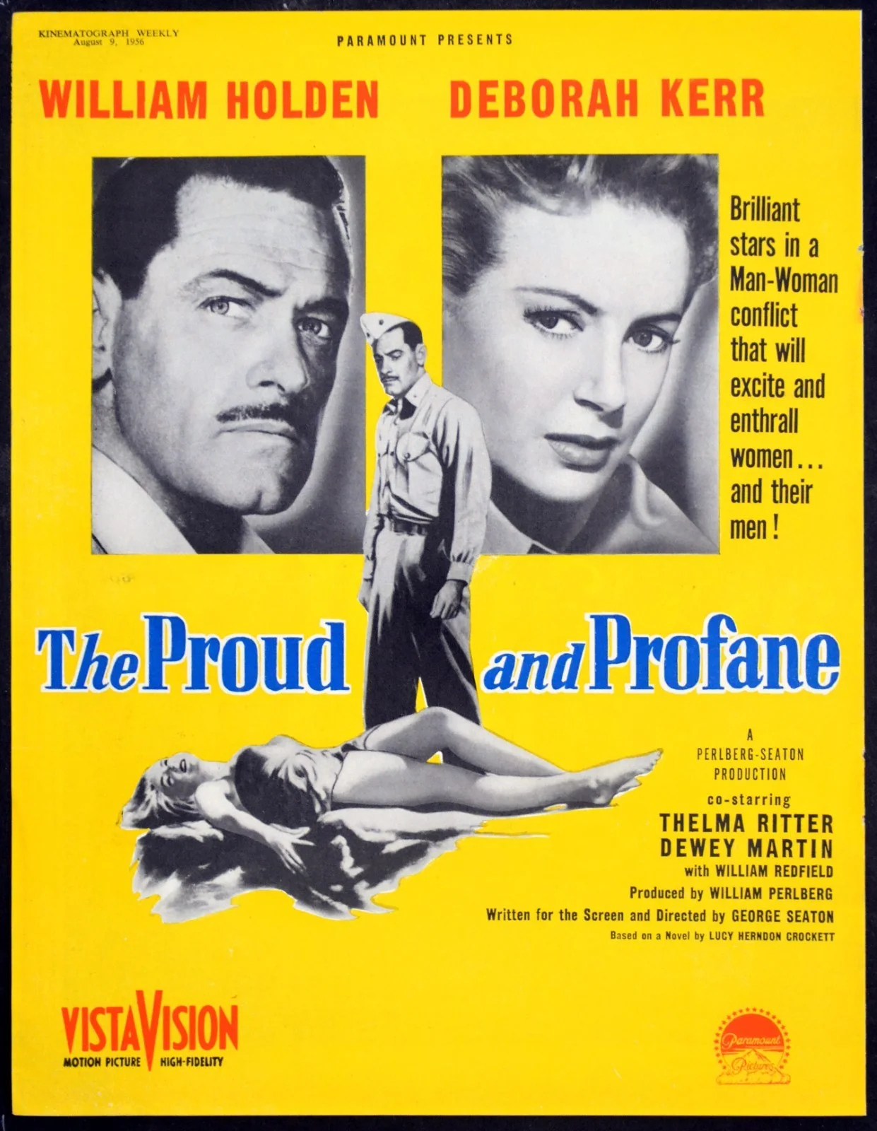 AMBASSADOR’S DAUGHTER 1956 Olivia de Havilland, John Forsythe TRADE ADVERT, изображение 2