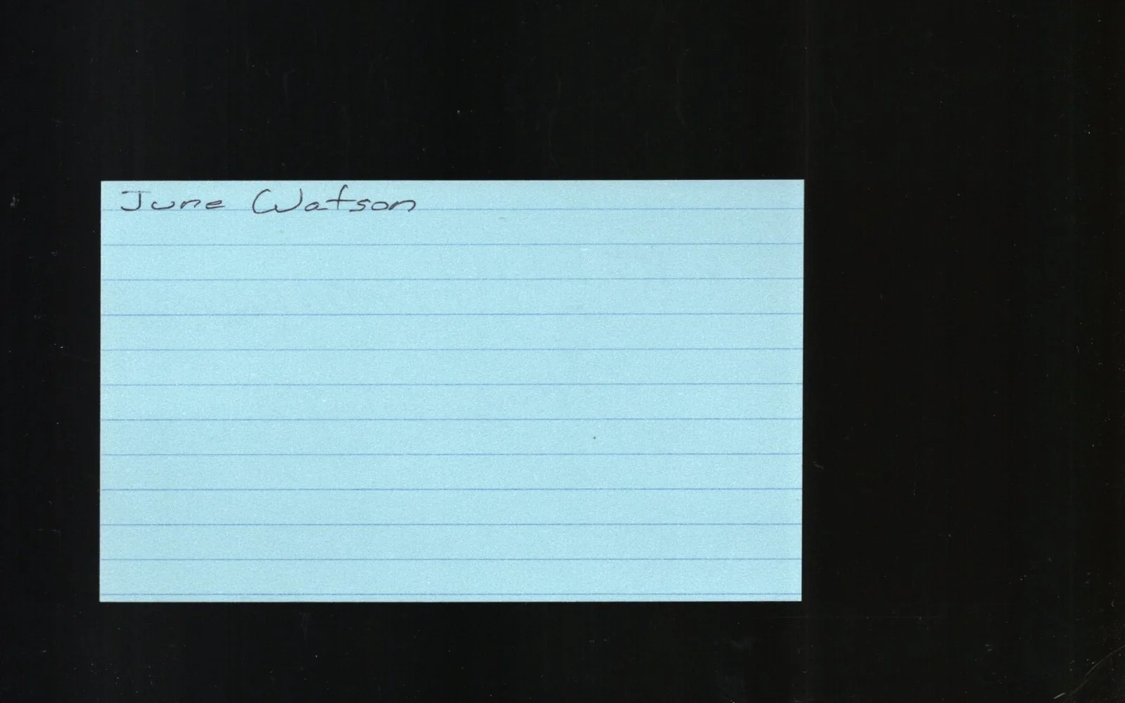 June Watson - Actress * Signed Index Card * 102 Dalmations - Highlander: Endgame, image 2
