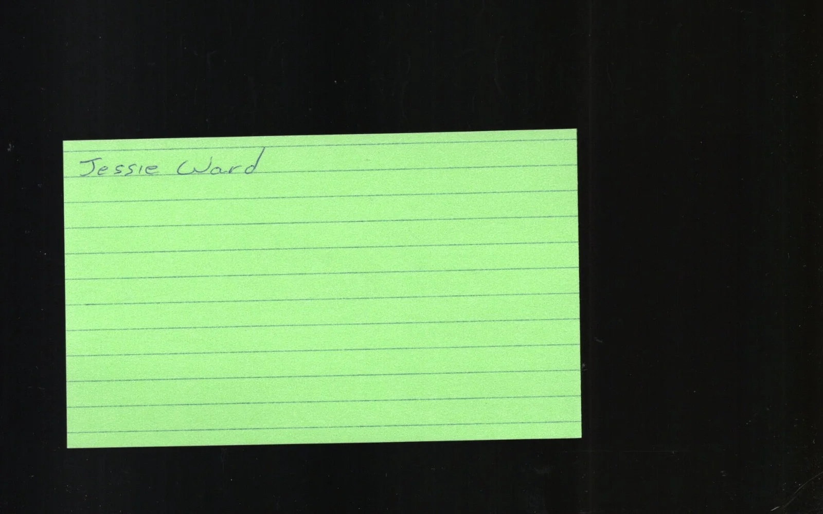 Jessie Ward - Actress * Signed Index Card * Rest Stop: Don't Look Back - CSI, изображение 2