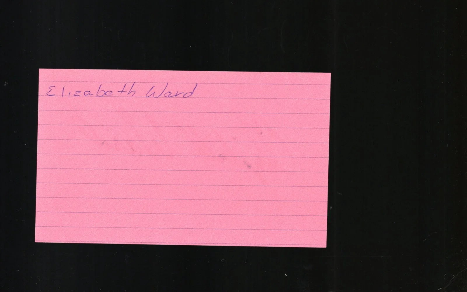 Elizabeth Ward - Actress * Signed Index Card * Alone in the Dark - Growing Pains, изображение 2