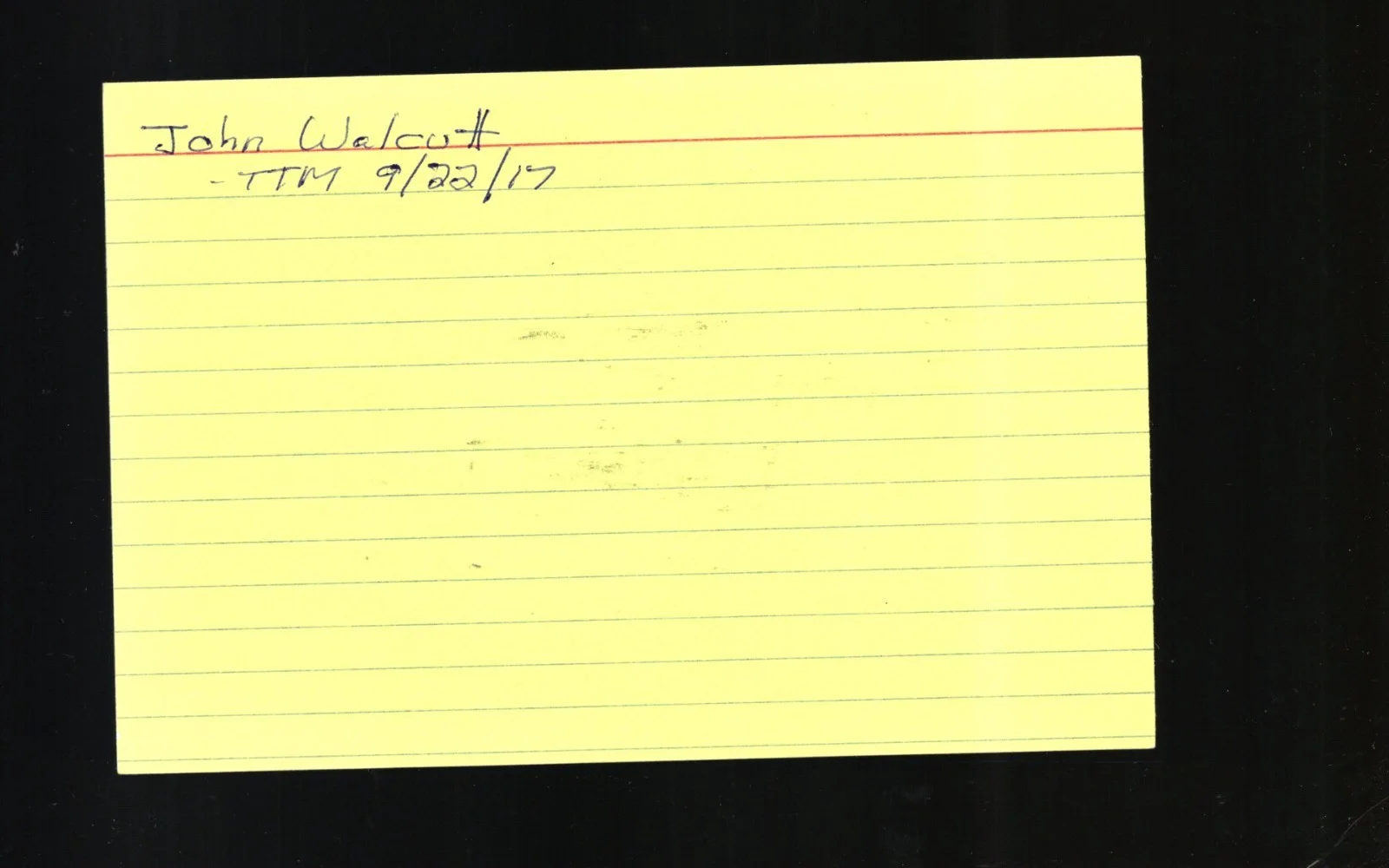 John Walcutt - Actor * Signed Index Card * Virtuosity - Sliders, image 2