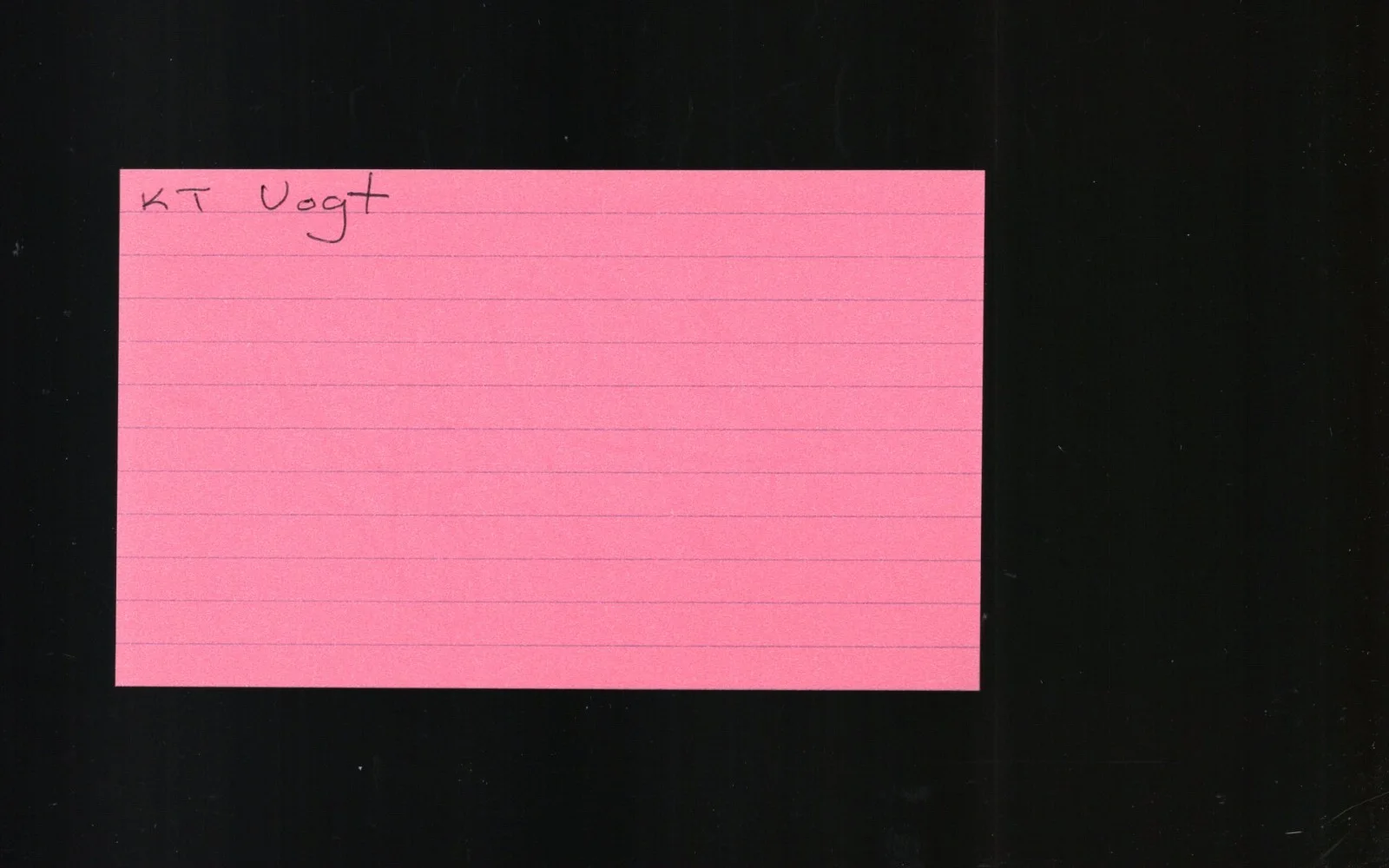 K.T. Vogt - Actress * Signed Index Card * Doc Hollywood - Tenchi, изображение 2