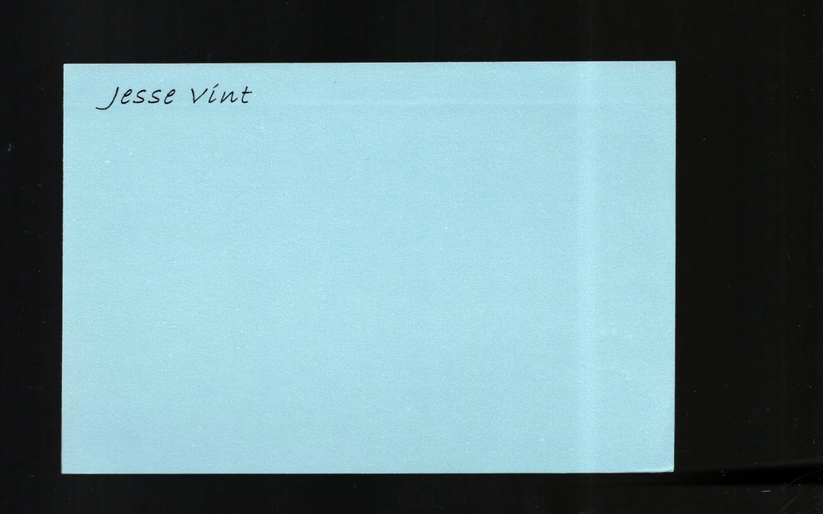 Jesse Vint - Actor * Signed Index Card * Deathsport - Silent Running, изображение 2