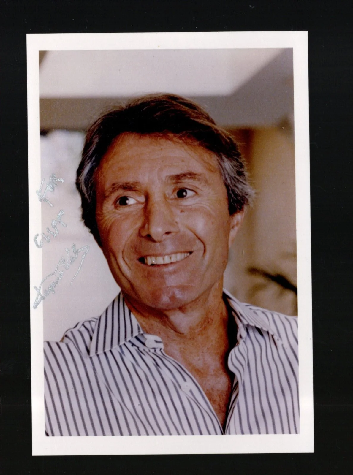 Francis Veber - Writer - Director * Signed Index Card + Photo * Three Fugitives, изображение 3