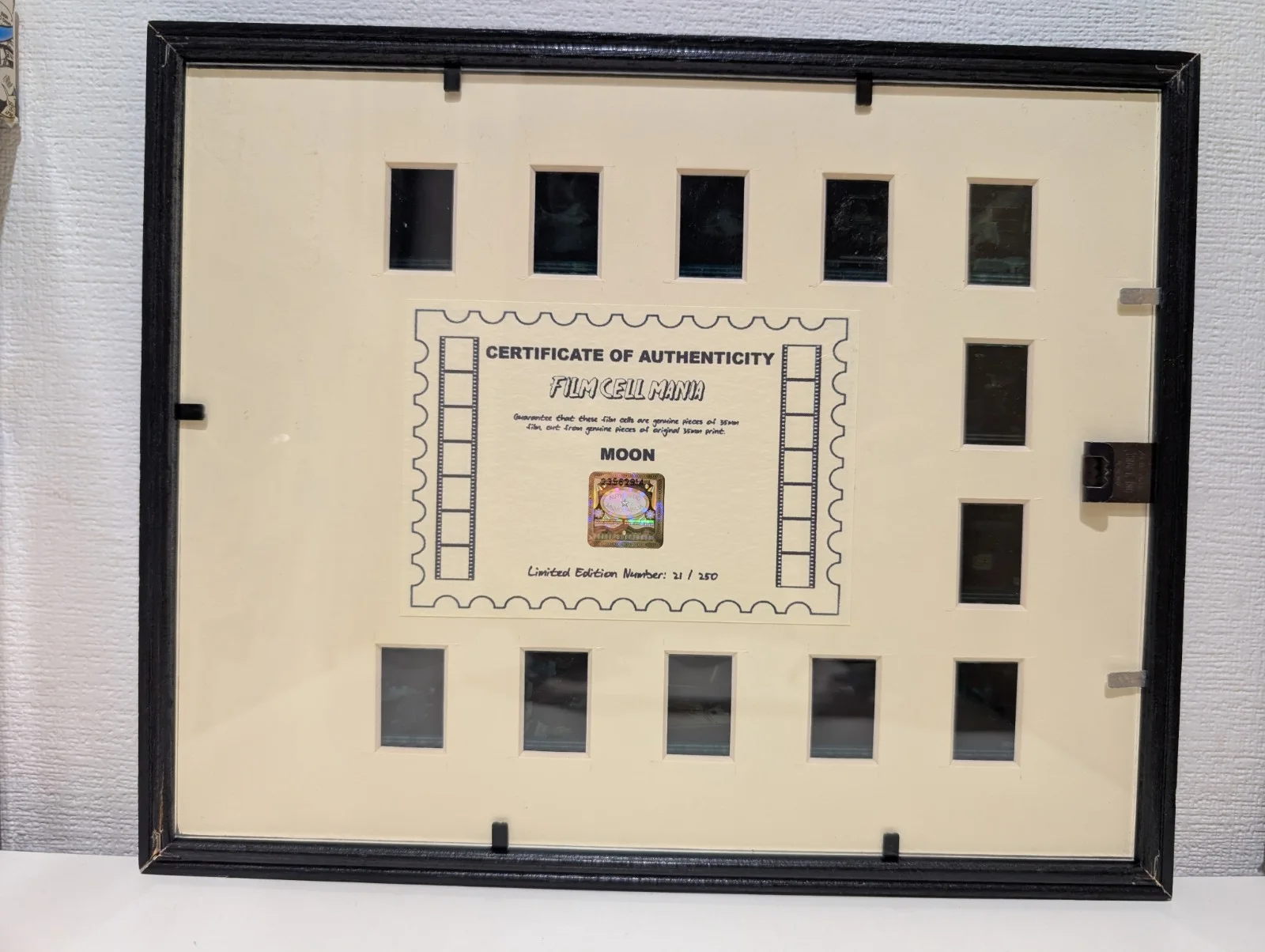 Moon 2009 Film Cell Mania Framed Sam Rockwell Limited Edition 35mm Duncan Jones, изображение 2