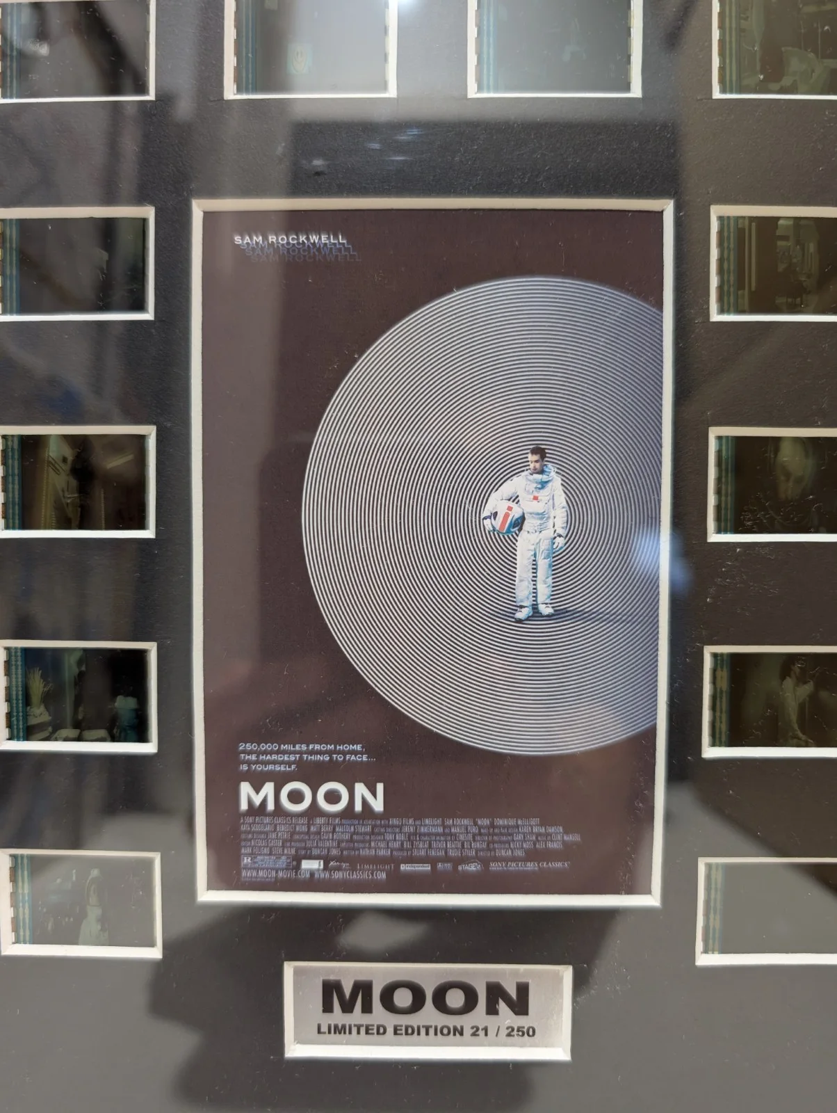 Moon 2009 Film Cell Mania Framed Sam Rockwell Limited Edition 35mm Duncan Jones, изображение 4