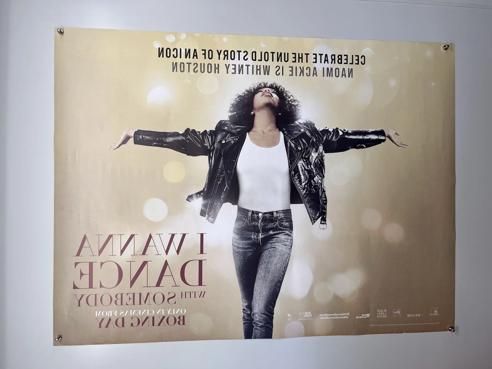 I Wanna Dance With Somebody Movie Poster Whitney Houston Naomi Ackie c. 2022, изображение 2