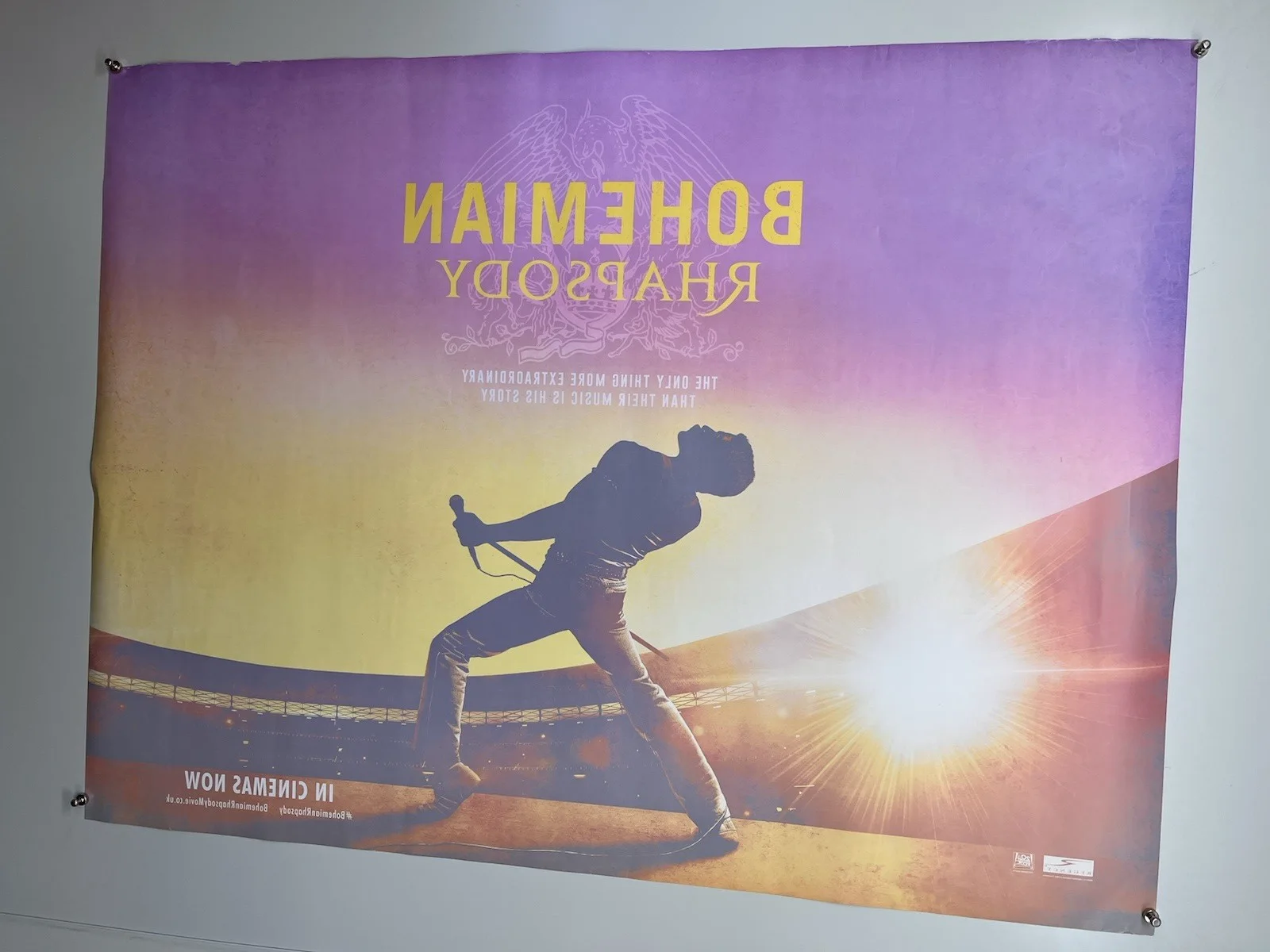 Bohemian Rhapsody Poster Queen Freddie Mercury Rami Malek Promotional c. 2018, изображение 2