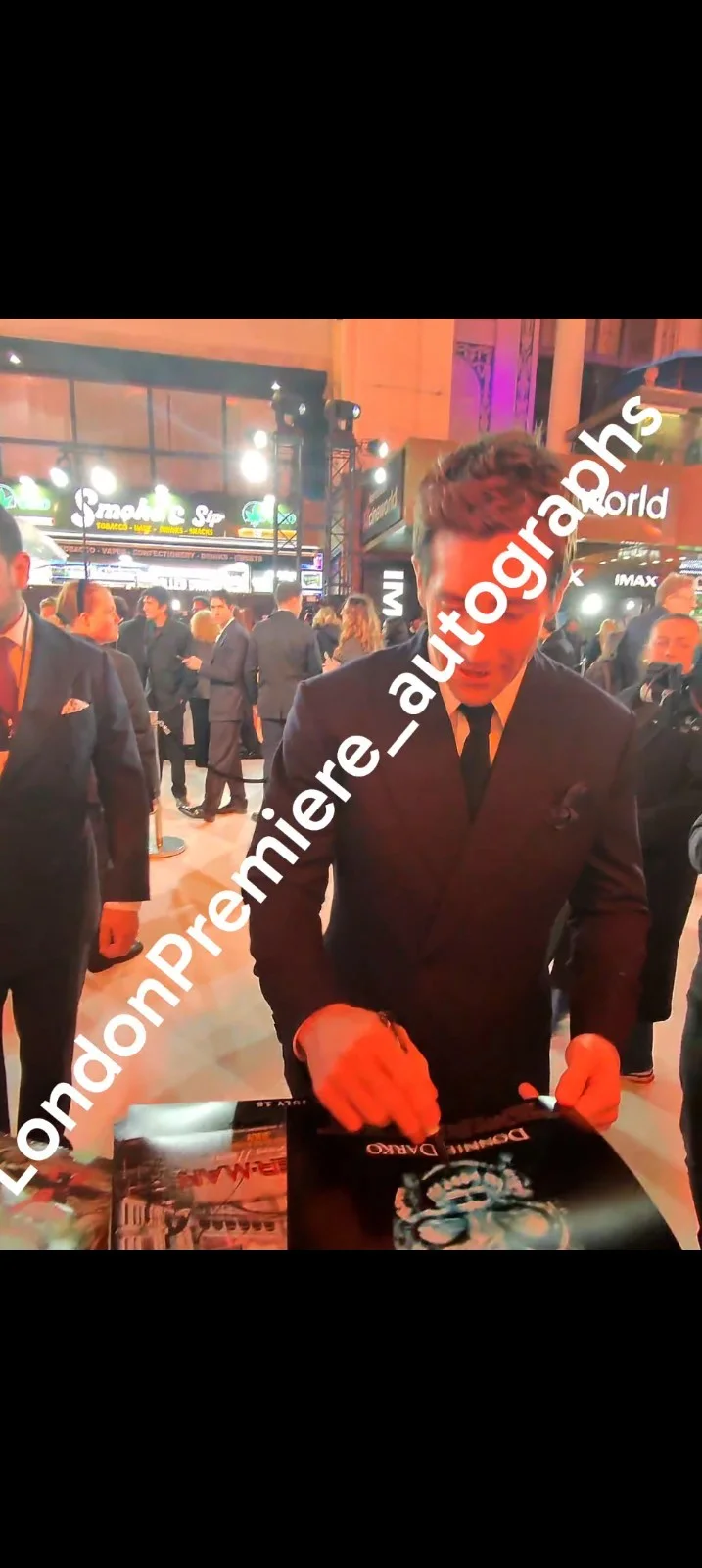 Jake Gyllenhal Signed 15x10 Spider-Man Far From Home Poster Print Video Proof, image 3