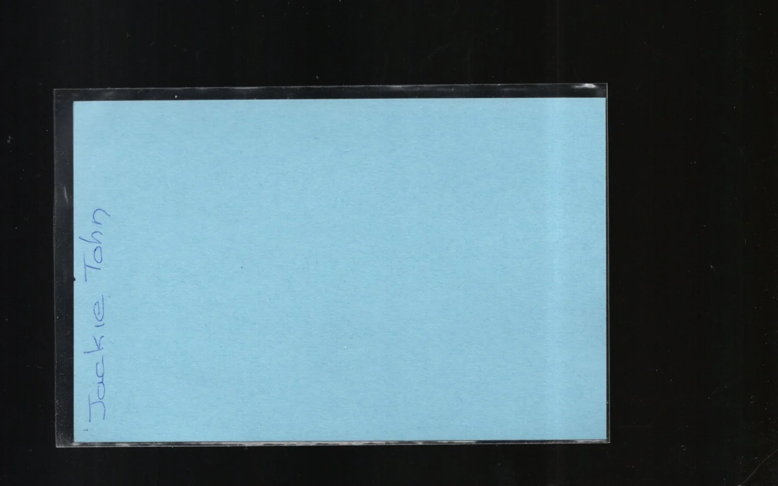 Jackie Tohn - Actress = Signed Index Card - Glow - The Good Place, image 2