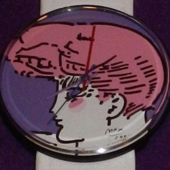 Peter Max 1986 Sutton Watch Autographed Signed, изображение 2