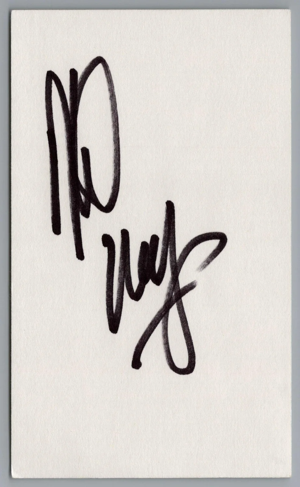 Nick Lachey — Nick Lachey Signed 3x5 Index Card 98 degrees Autographed