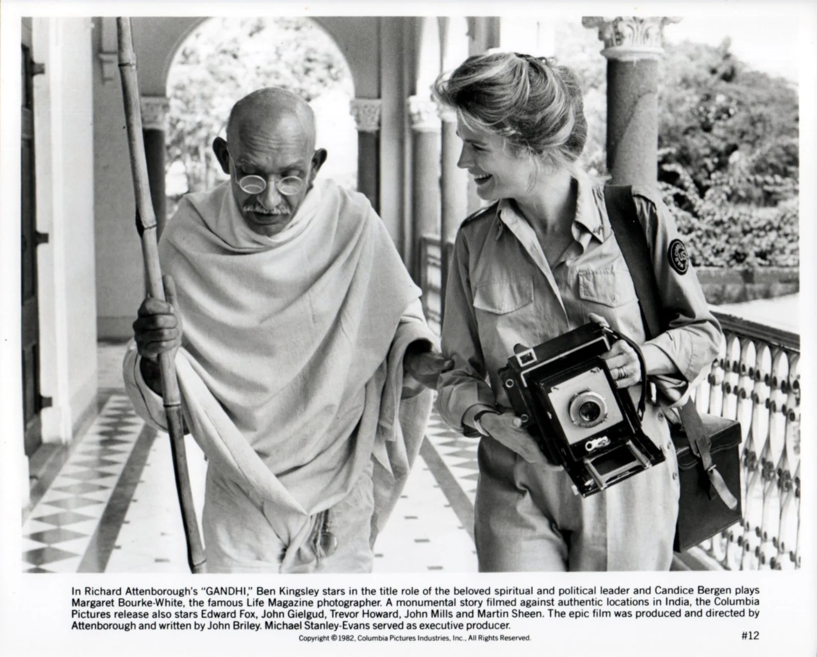 GANDHI 1982 Ben Kingsley MAHATMA GANDHI Candice Bergen 12 10x8 PHOTOS, изображение 4
