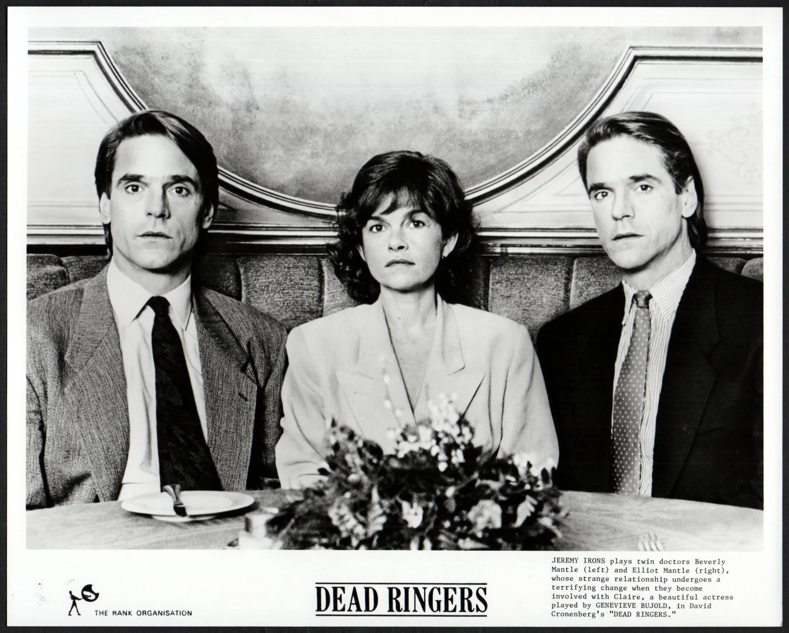 DEAD RINGERS 1988 Jeremy Irons, Geneviève Bujold 5 10x8 STILLS, изображение 5