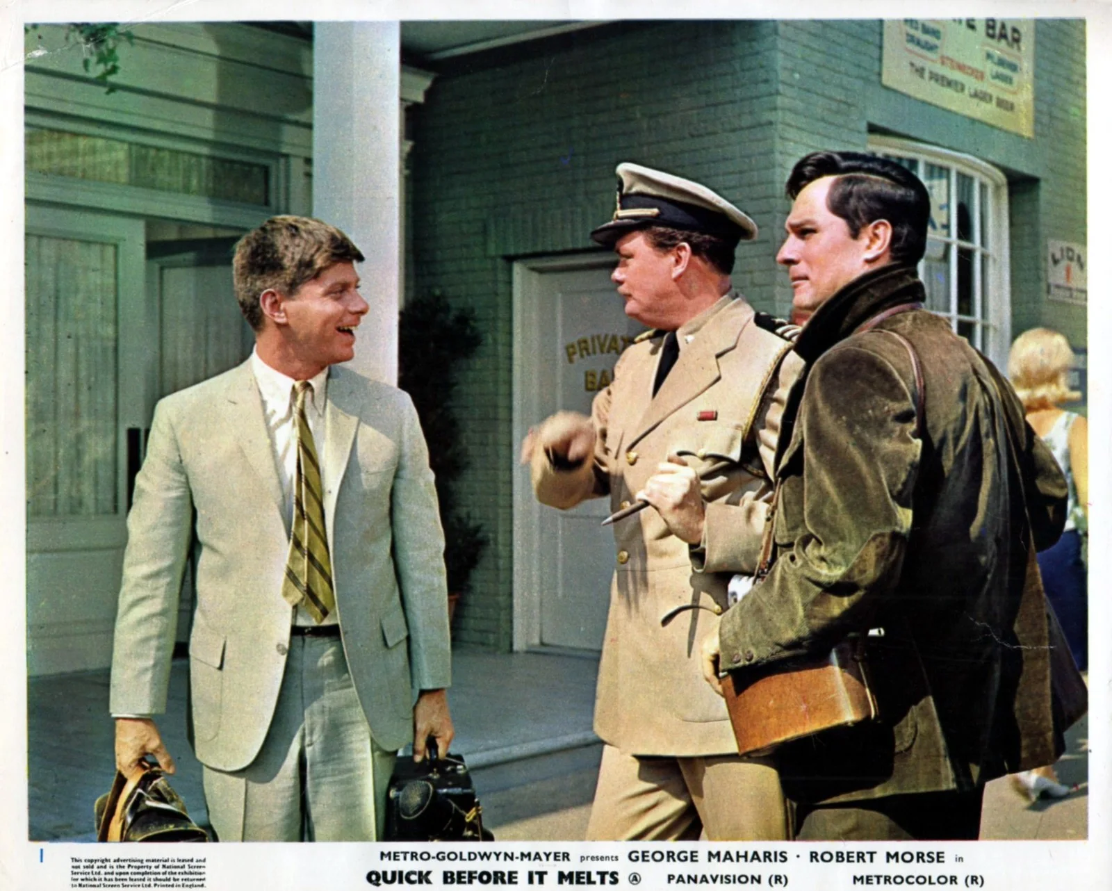 QUICK BEFORE IT MELTS 1964 George Maharis, Robert Morse UK 10x8 LOBBY SET, изображение 2