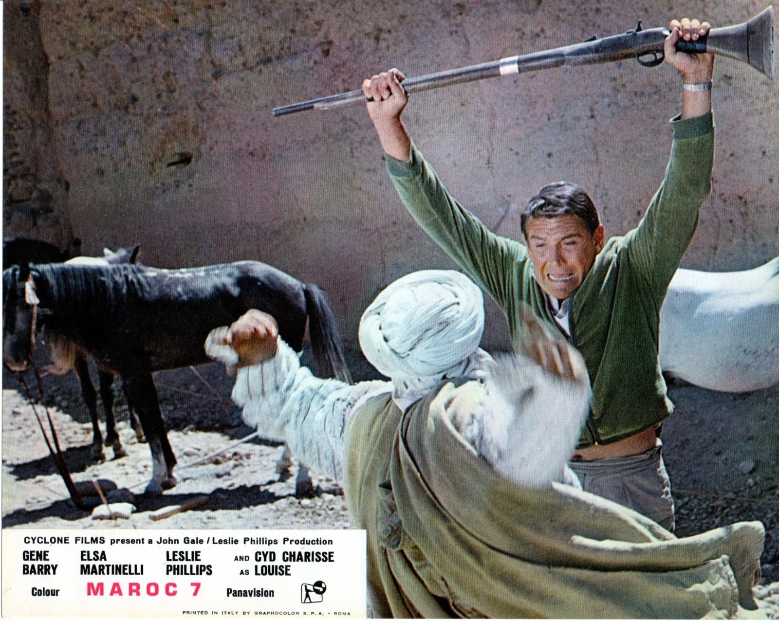 MAROC 7 1966 Gene Barry, Elsa Martinelli, Leslie Phillips UK 10x8 LOBBY SET, изображение 5