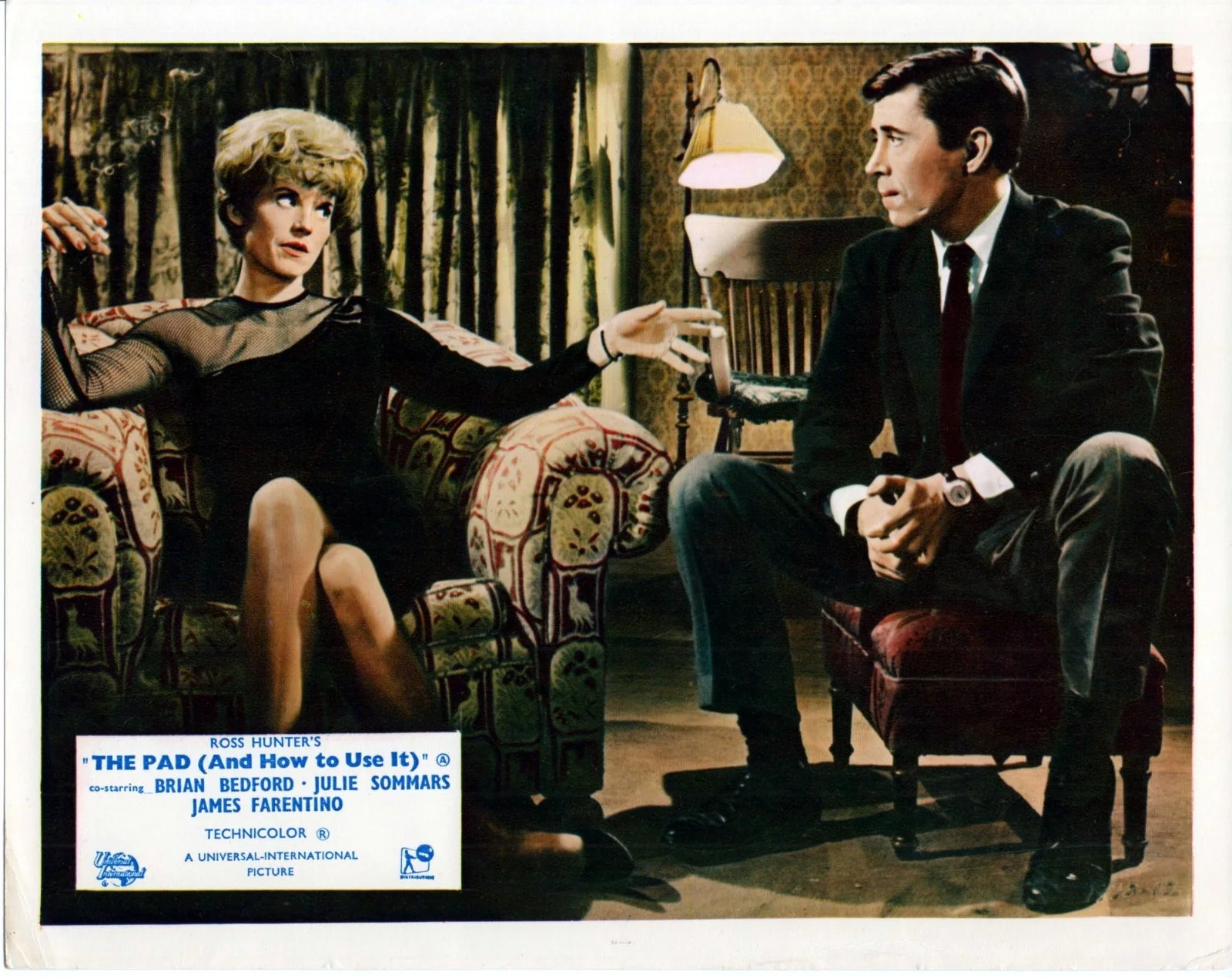 PAD (AND HOW TO USE IT) 1966 Brian Bedford, Julie Sommars UK 10x8 LOBBY SET, изображение 5