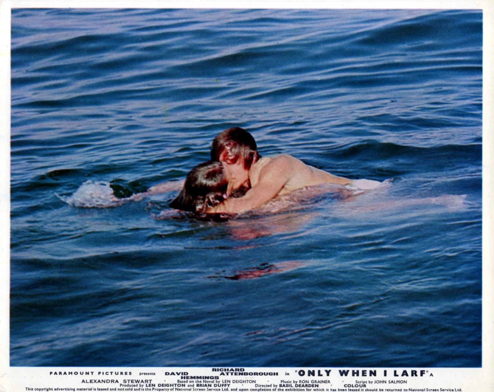 ONLY WHEN I LARF 1968 Richard Attenborough, David Hemmings UK 10x8 LOBBY SET, image 5