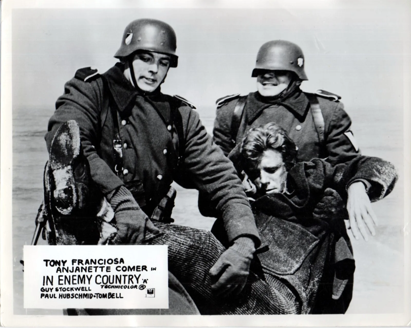 IN ENEMY COUNTRY 1968 Tony Franciosa, Guy Stockwell 7 UK 10x8 LOBBY CARDS, изображение 5