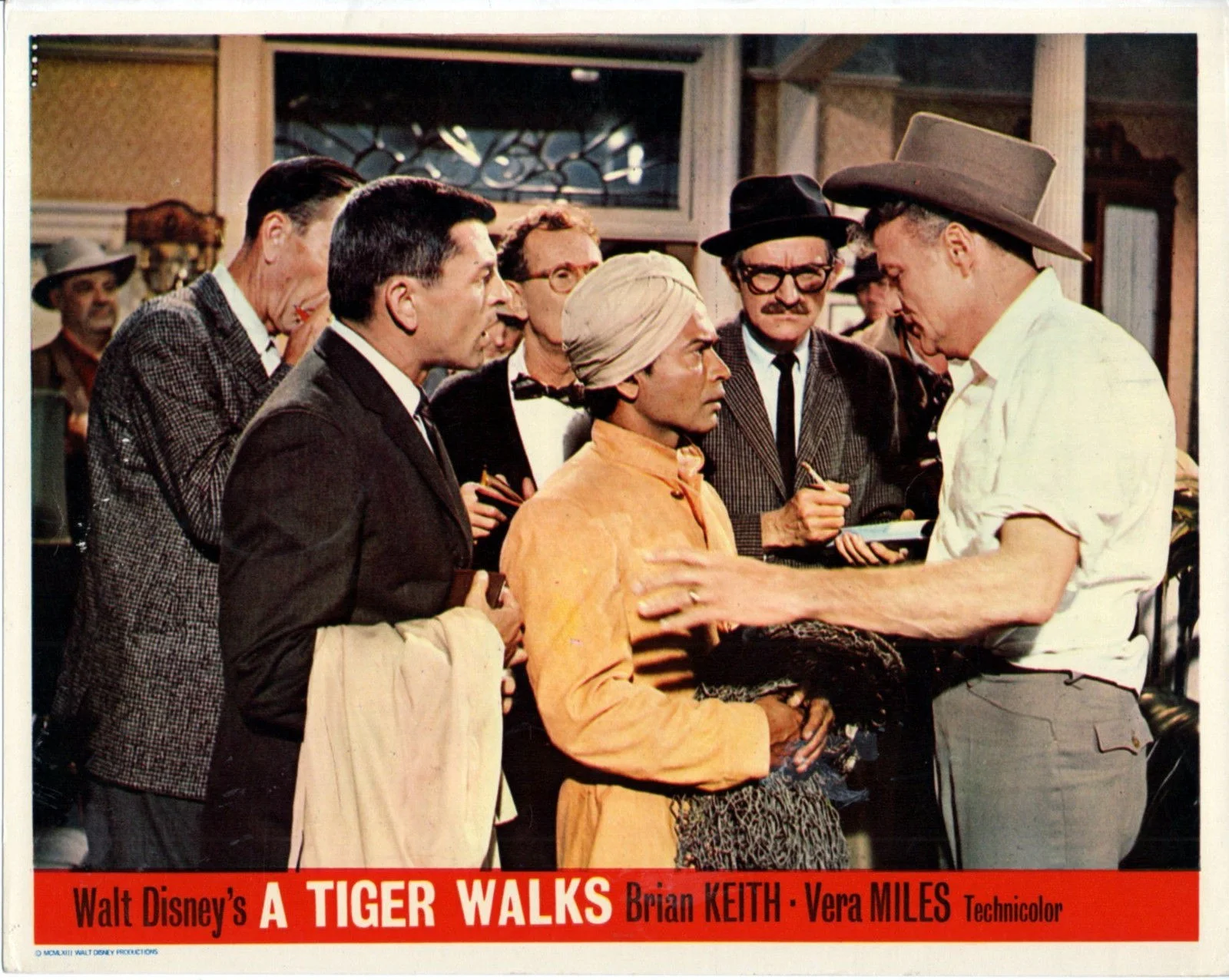 A TIGER WALKS 1964 Brian Keith, Vera Miles, Pamela Franklin 6 10x8 LOBBY CARDS, изображение 2