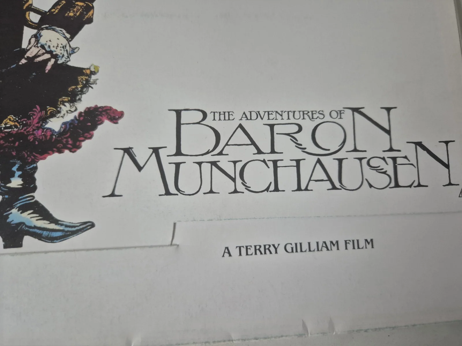 The Adventures of Baron Munchausen Promo Folder ABC Cinema Theatre 1980s Sticker, изображение 5