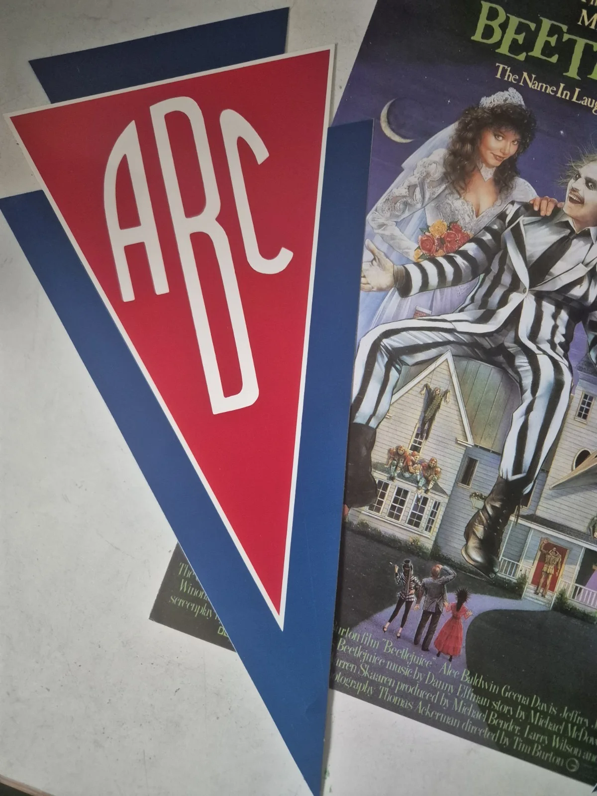 Beetlejuice Synopsis Booklet ABC Cinema Theatre Promotional 1980s Stickers, изображение 5