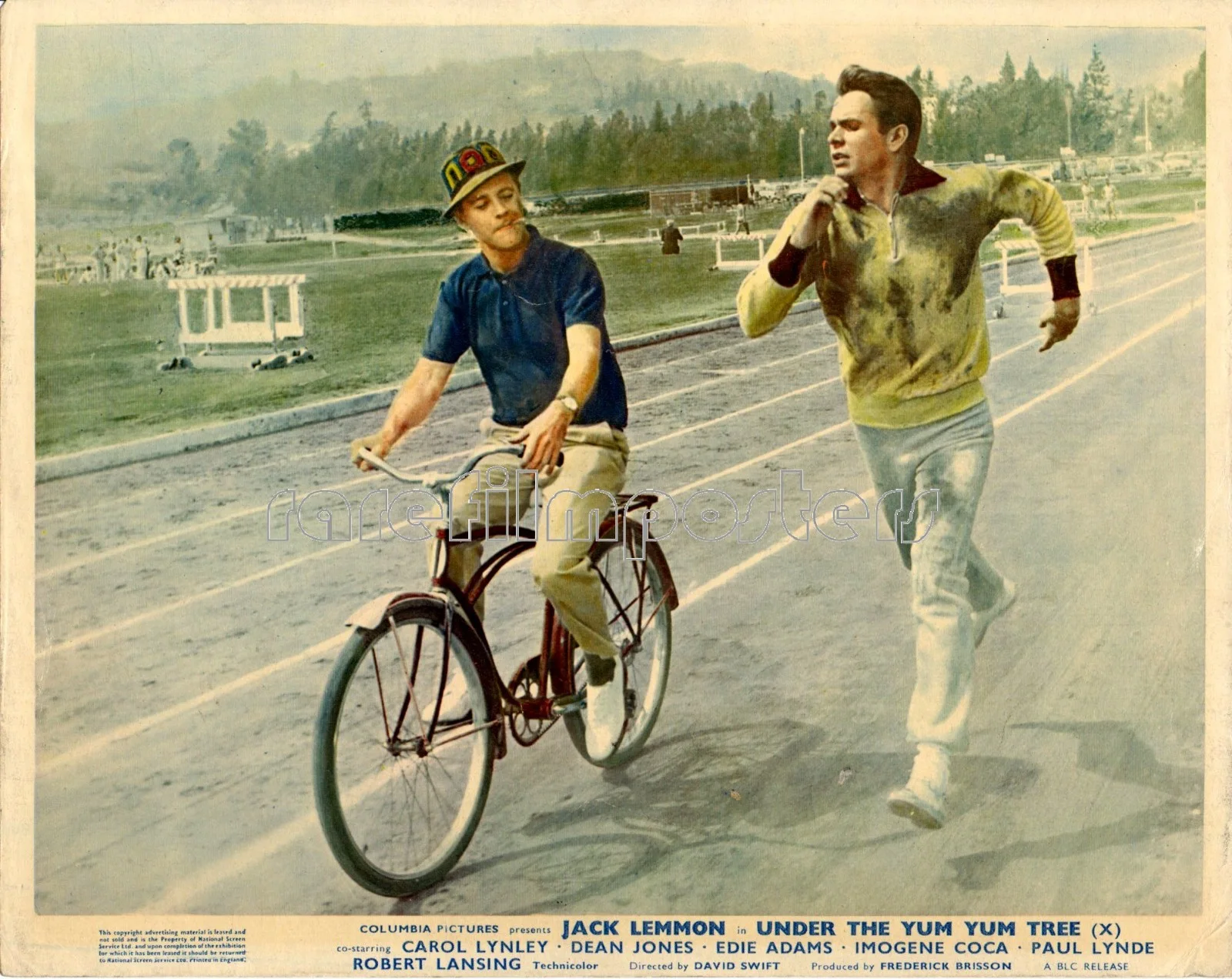 UNDER THE YUM YUM TREE 1963 Jack Lemmon, Dean Jones 4 UK 10x8 LOBBY CARDS, изображение 3