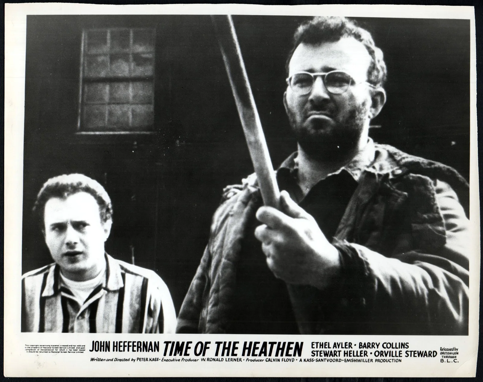 TIME OF THE HEATHEN 1962 John Heffernan, Stewart Heller UK 10x8 LOBBY SET, изображение 4