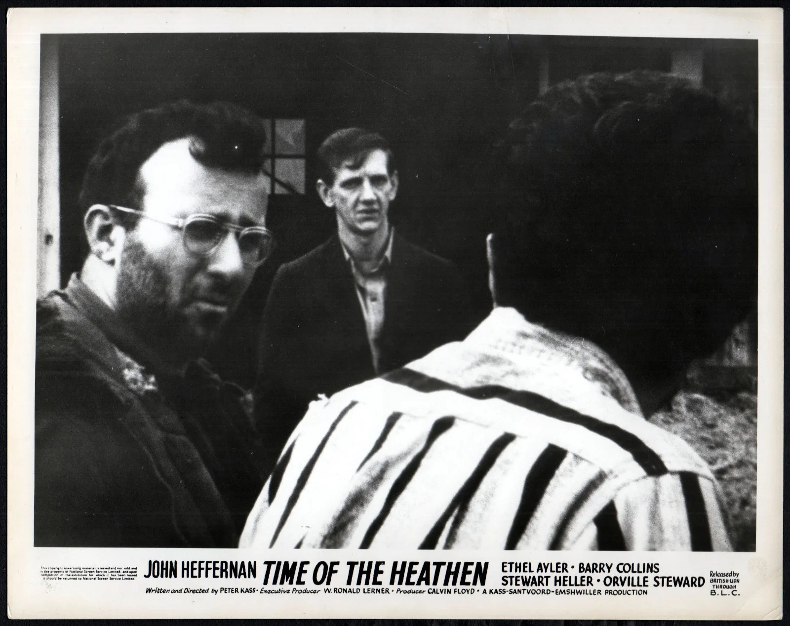 TIME OF THE HEATHEN 1962 John Heffernan, Stewart Heller UK 10x8 LOBBY SET, изображение 5