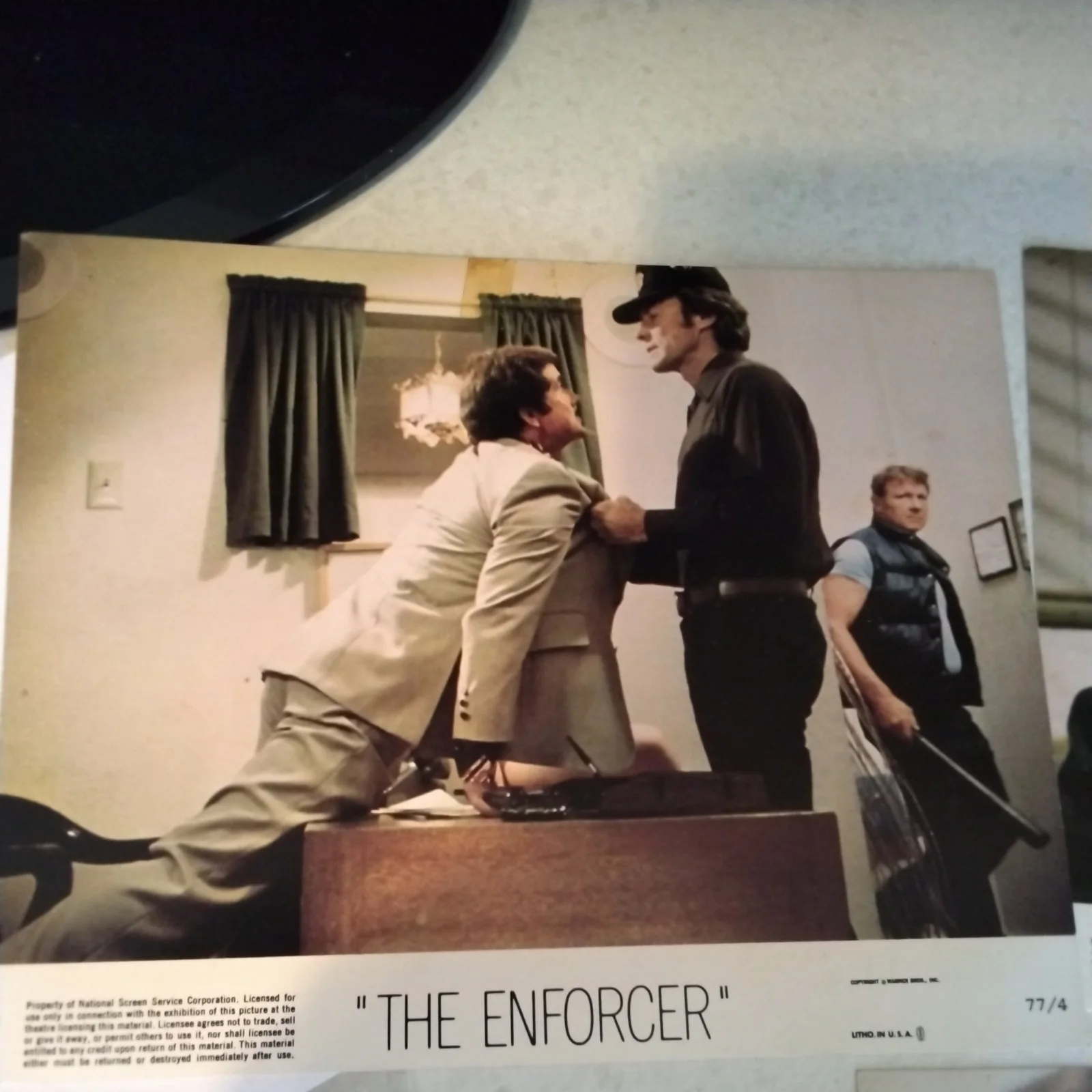 The Enforcer Full Set Of 8 Original Lobby Cards, image 3
