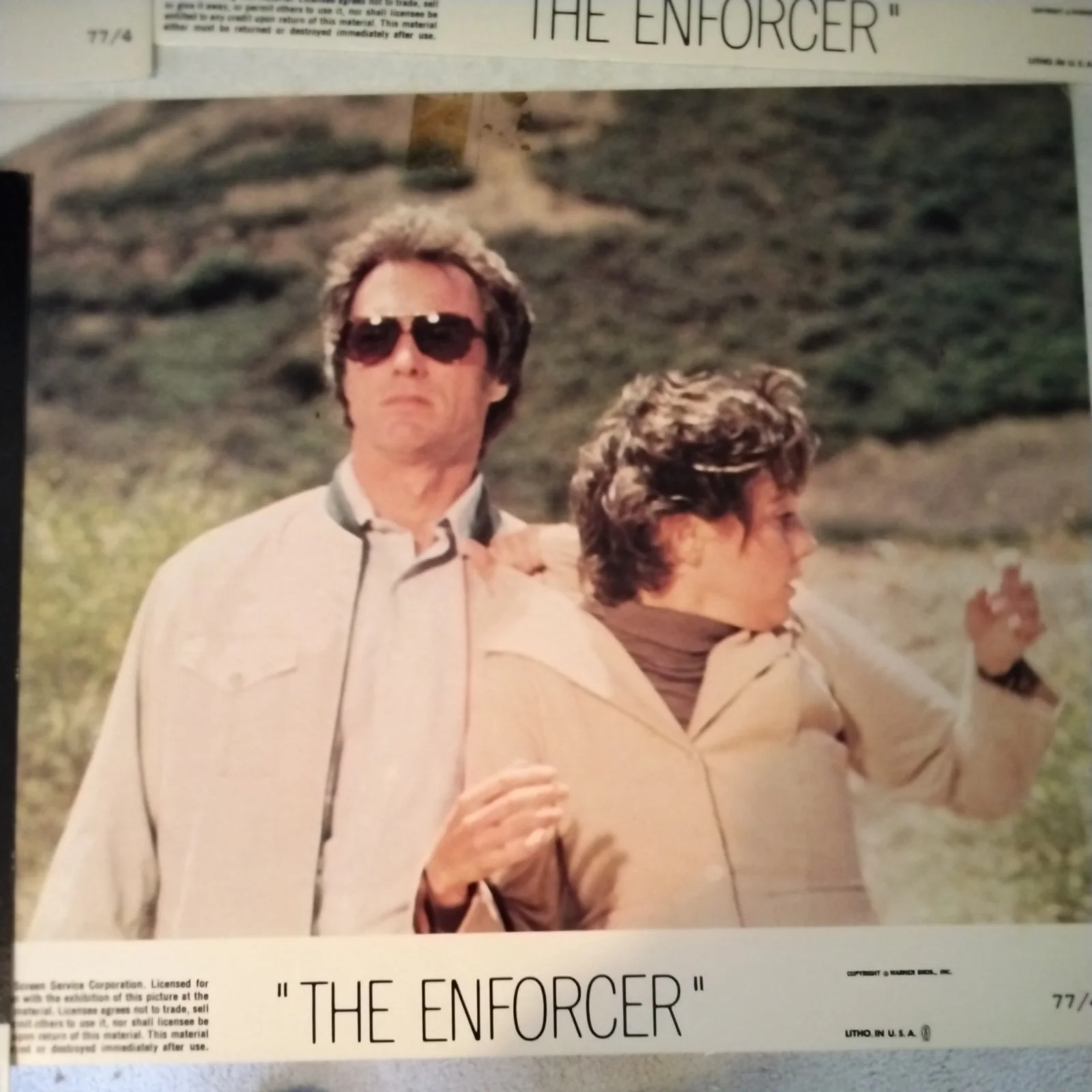 The Enforcer Full Set Of 8 Original Lobby Cards, image 4