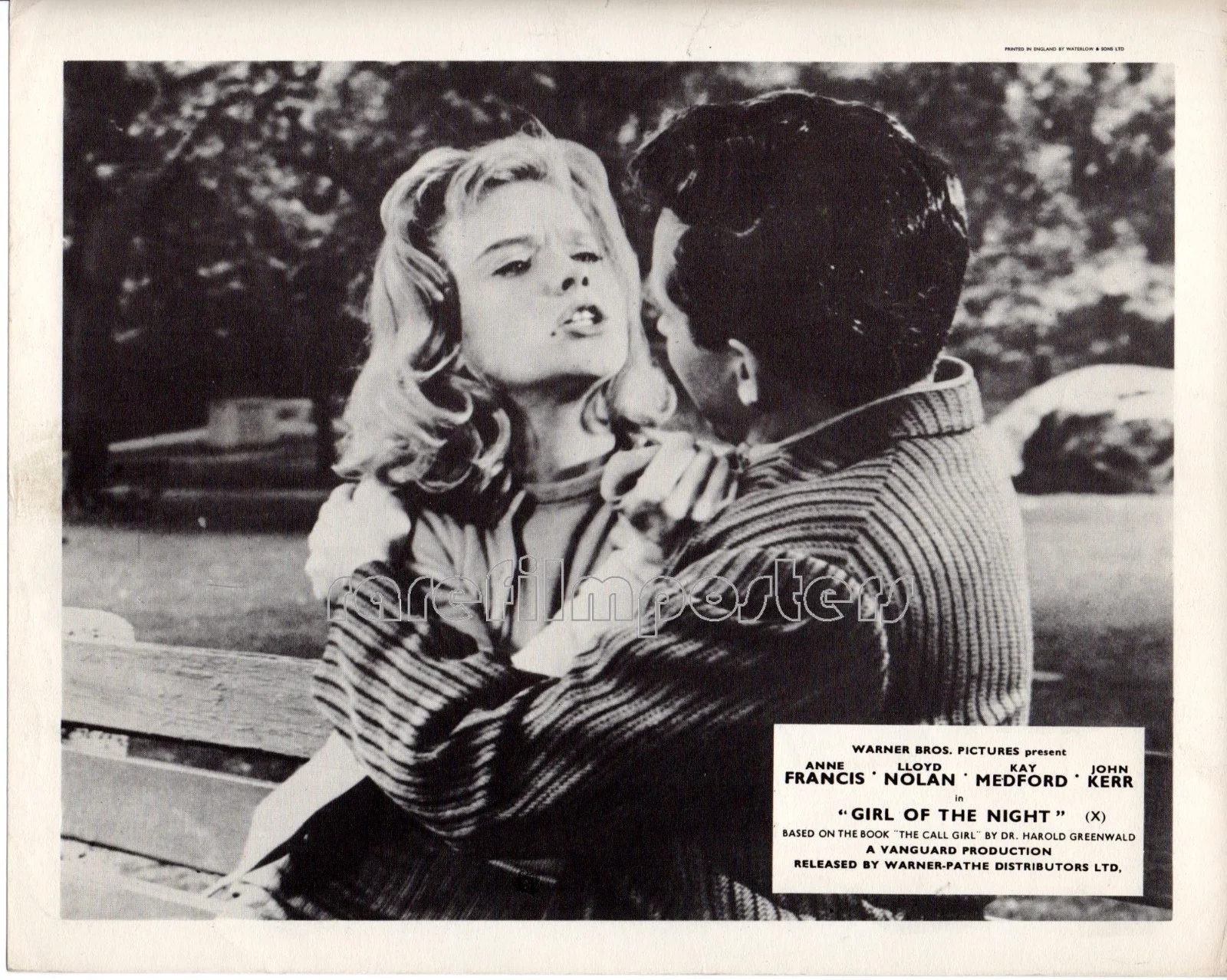GIRL OF THE NIGHT 1960 Anne Francis, Lloyd Nolan 3 UK 10x8 LOBBY CARDS, изображение 3