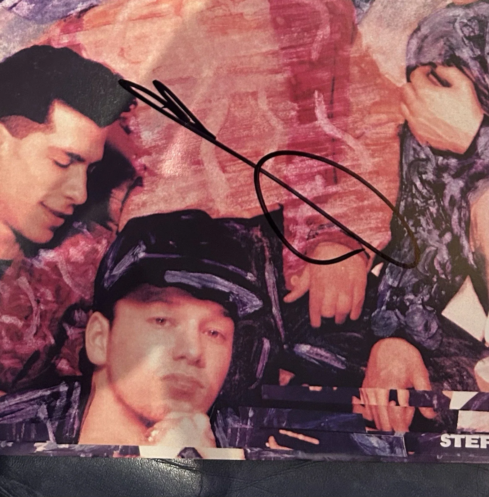 Donnie Wahlberg Auto New Kids On The Block Vinyl (proof Pic) NKOTB Blockheads, изображение 2