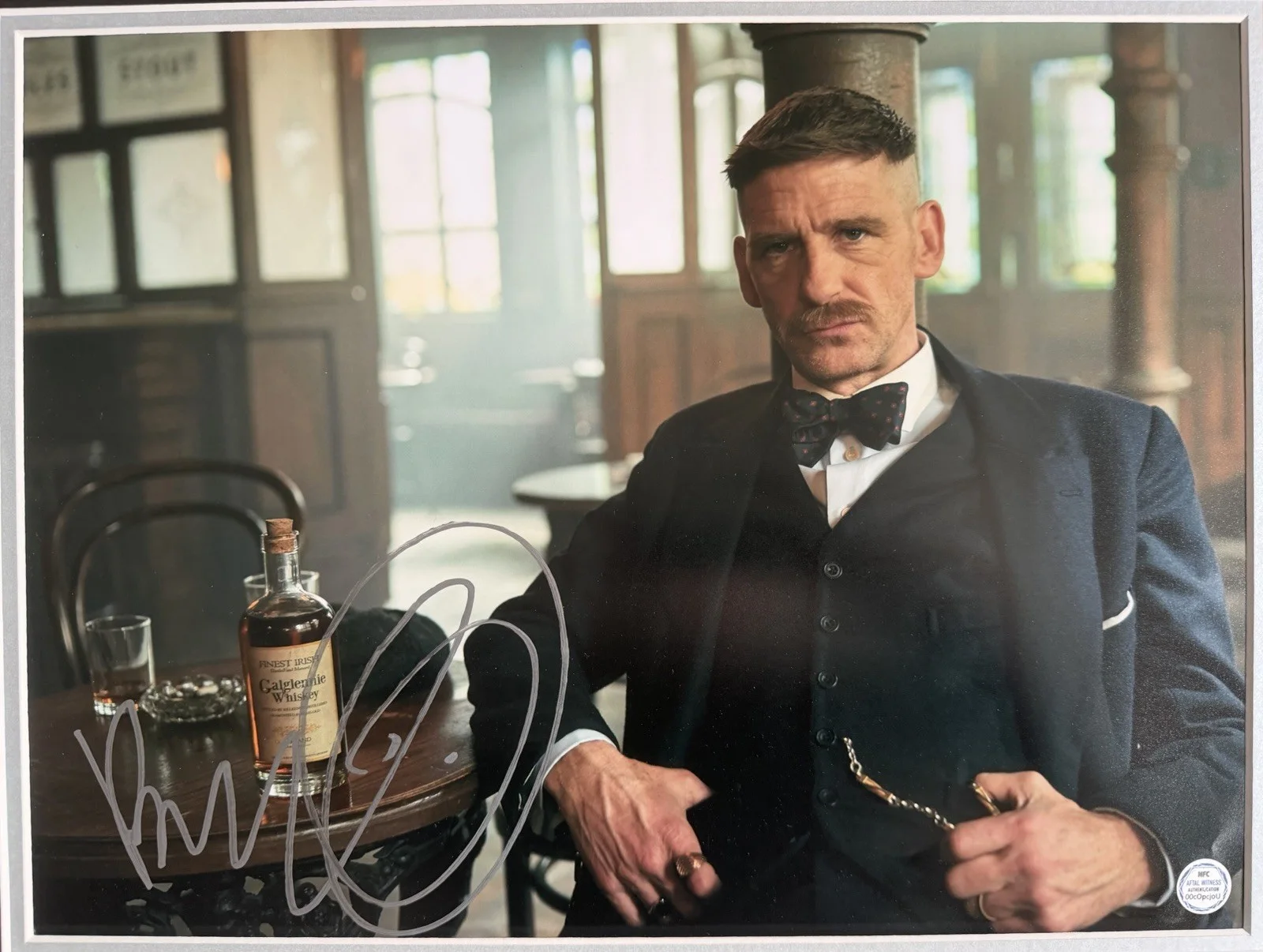 Paul Anderson “Arthur Shelby” Peaky Blinders Signed Framed 16”X12” Photograph, image 3