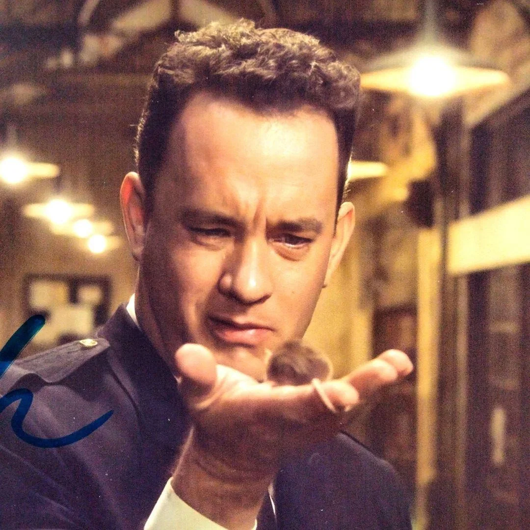 Tom Hanks — Tom Hanks Hand Signed 2L Photo The Green Mile Autograph, изображение 2